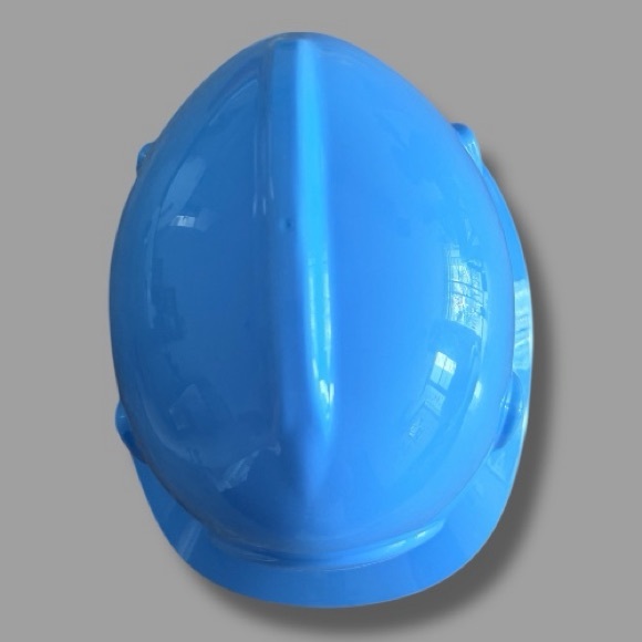 Kids Blue Construction Helmet Costume Accessory - Picture 2 of 6